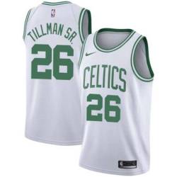 Boston Celtics #26 Xavier Tillman Sr. White Jersey