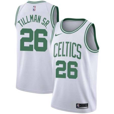 Boston Celtics #26 Xavier Tillman Sr. White Jersey