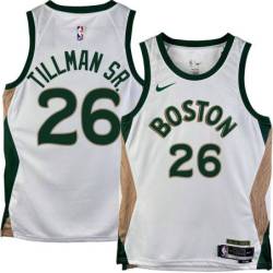 Boston Celtics #26 Xavier Tillman Sr. 2023-2024 City Jersey