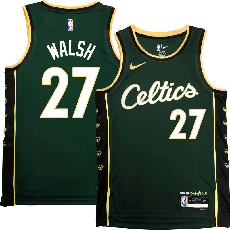 Boston Celtics #27 Jordan Walsh 2022-2023 City Jersey
