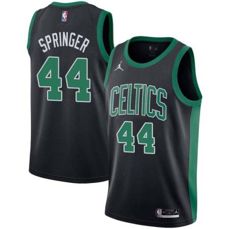 Boston Celtics #44 Jaden Springer Black Jersey