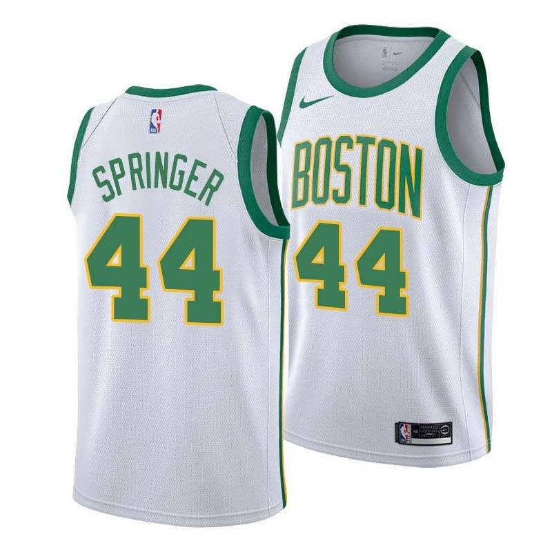 Boston Celtics #44 Jaden Springer 2018-2019 City Jersey