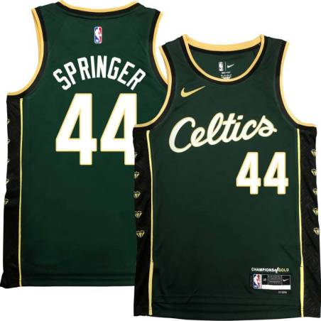 Boston Celtics #44 Jaden Springer 2022-2023 City Jersey
