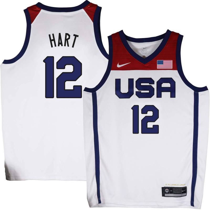 Josh Hart Basketball World Cup 2023 Team USA #12 White Jersey