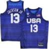 Jaren Jackson Jr. Basketball World Cup 2023 Team USA #13 Navy Jersey