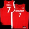 Dwight Powell Basketball World Cup 2023 Team Canada #7 Red Jersey