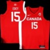 Zach Edey Basketball World Cup 2023 Team Canada #15 Red Jersey