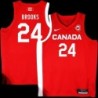 Dillon Brooks Basketball World Cup 2023 Team Canada #24 Red Jersey