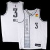 Thunder #3 Nerlens Noel 2021-22City White Jersey with Love's sponsor patch