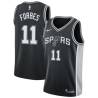 Black Bryn Forbes Twill Basketball Jersey -Spurs #11 Forbes Twill Jerseys, FREE SHIPPING