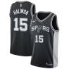 Black Shaler Halimon Twill Basketball Jersey -Spurs #15 Halimon Twill Jerseys, FREE SHIPPING