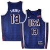 Bam Adebayo 2024 Paris Olympic USA Team Navy Jersey #13