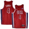 Stephen Curry 2024 Paris Olympic USA Team Red Jersey #4