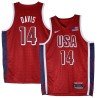 Anthony Davis 2024 Paris Olympic USA Team Red Jersey #14