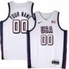 Custom 2024 Paris Olympic USA Team White Jersey