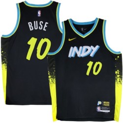 Pacers #10 Don Buse 2023-24City_Black Jersey