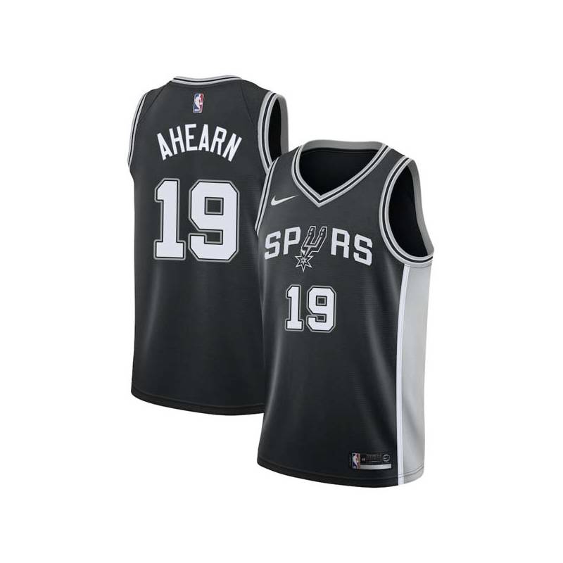 Black Blake Ahearn Twill Basketball Jersey -Spurs #19 Ahearn Twill Jerseys, FREE SHIPPING