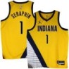 Pacers #1 Kevin Séraphin 2022-23Yellow Jersey