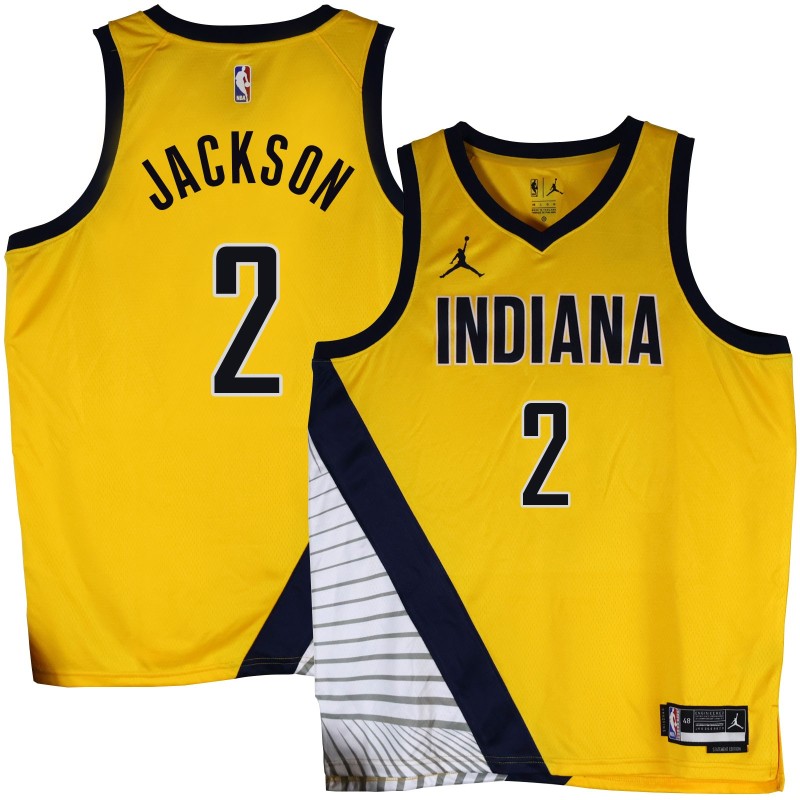 Pacers #2 Ralph Jackson 2022-23Yellow Jersey