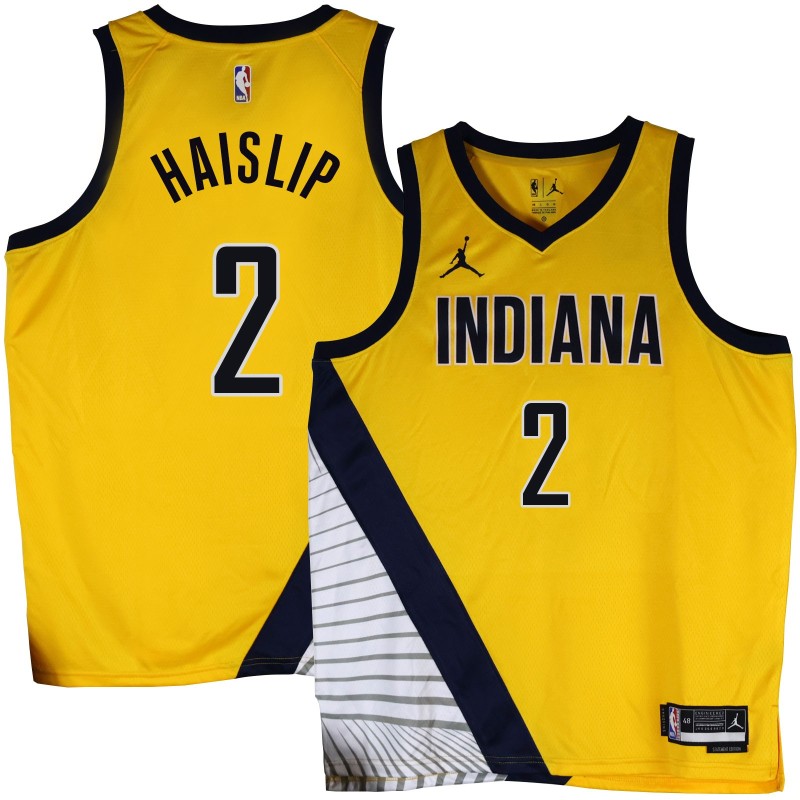 Pacers #2 Marcus Haislip 2022-23Yellow Jersey