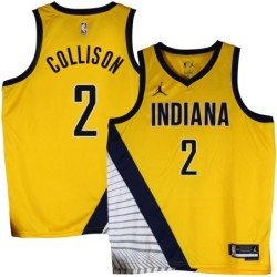 Pacers #2 Darren Collison 2022-23Yellow Jersey