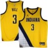 Pacers #3 George Hill 2022-23Yellow Jersey