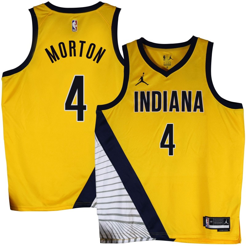 Pacers #4 Richard Morton 2022-23Yellow Jersey