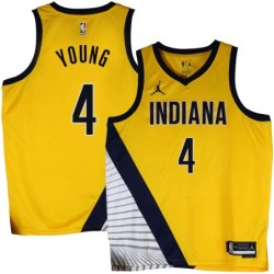 Pacers #4 Sam Young 2022-23Yellow Jersey