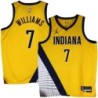 Pacers #7 Reggie Williams 2022-23Yellow Jersey