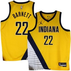 Pacers #22 Nathaniel Barnett 2022-23Yellow Jersey