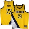 Pacers #23 Jimmy Rayl 2022-23Yellow Jersey