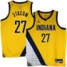 Pacers #27 Kevin Stacom 2022-23Yellow Jersey