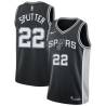 Black Tiago Splitter Twill Basketball Jersey -Spurs #22 Splitter Twill Jerseys, FREE SHIPPING