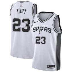 White Levern Tart Twill Basketball Jersey -Spurs #23 Tart Twill Jerseys, FREE SHIPPING