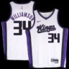 Kings #34 Corliss Williamson White2024 Jersey