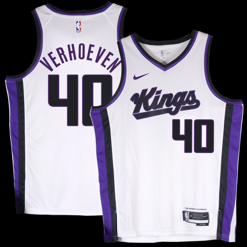 Kings #40 Pete Verhoeven White2024 Jersey