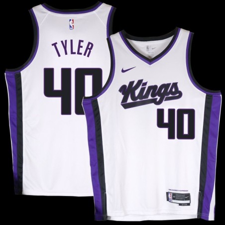 Kings #40 Terry Tyler White2024 Jersey