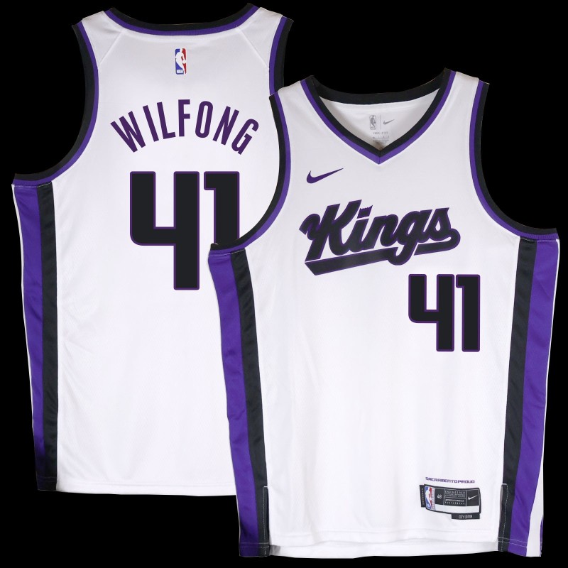 Kings #41 Win Wilfong White2024 Jersey