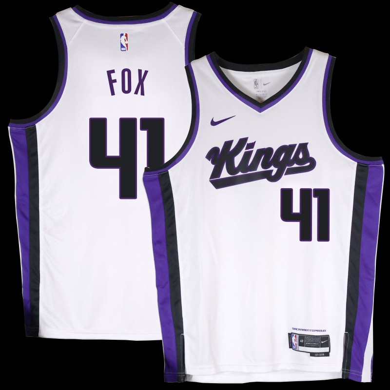 Kings #41 Jim Fox White2024 Jersey