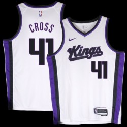 Kings #41 Pete Cross White2024 Jersey