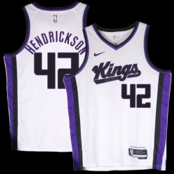 Kings #42 Mark Hendrickson White2024 Jersey