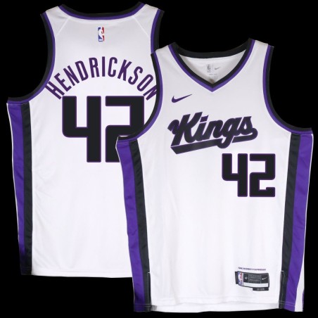 Kings #42 Mark Hendrickson White2024 Jersey