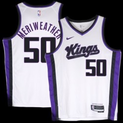 Kings #50 Joe Meriweather White2024 Jersey