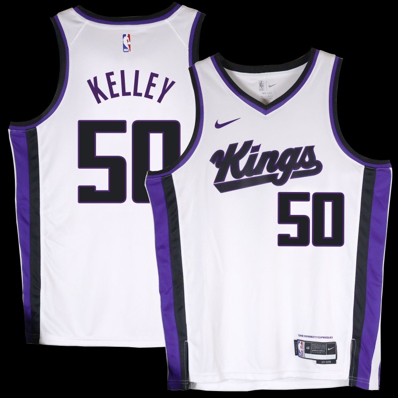 Kings #50 Rich Kelley White2024 Jersey