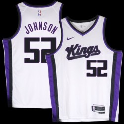 Kings #52 James Johnson White2024 Jersey