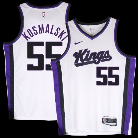 Kings #55 Len Kosmalski White2024 Jersey