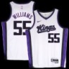 Kings #55 Terrence Williams White2024 Jersey