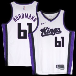 Kings #61 Bevo Nordmann White2024 Jersey