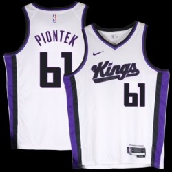 Kings #61 Dave Piontek White2024 Jersey