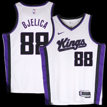 Kings #88 Nemanja Bjelica White2024 Jersey